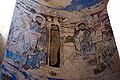 Wall paintings inside the Church of Akhtamar, Van lake, Turkey