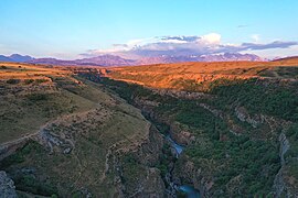 Aksu Canyon à la périphérie de Shymkent.