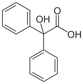 <span class="mw-page-title-main">Benzilic acid</span> Chemical compound