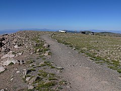 Trail on the summit