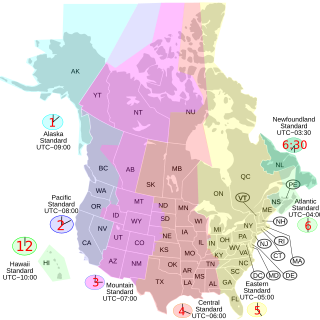 <span class="mw-page-title-main">Effects of time zones on North American broadcasting</span> Construct of the effects on broadcast scheduling by regional time zone differences