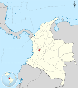 Quindío shown in red