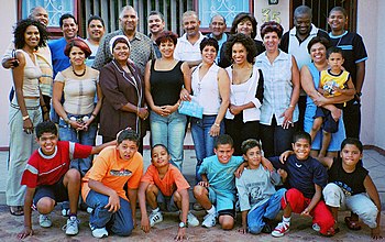 Familia de mestizos del Cabo