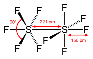 <span class="mw-page-title-main">Disulfur decafluoride</span> Chemical compound