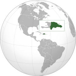 Vị trí của Cộng hoà Dominica