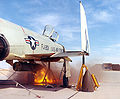 Second YRF-4C prototype fires a gunpod at Edwards AFB