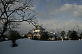 Le château en hiver.