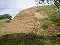 Khami: Stützmauer mit Steinornamenten