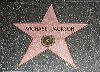 Michael Jackson's star on the Walk of Fame