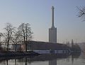 View of Power plant from across the Neckar