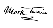 Thumbnail for File:Mark Twain signature.png