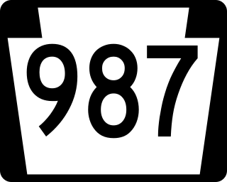 <span class="mw-page-title-main">Pennsylvania Route 987</span> State highway in Pennsylvania, US