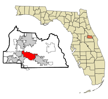 Location in Seminole County and the state of Florida