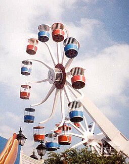 Each wheel had 12 passenger cars Sky Whirl 3.jpg