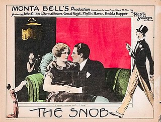 <i>The Snob</i> (1924 film) 1924 film by Monta Bell