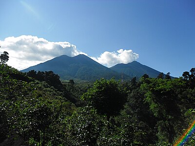 Volcán Acatenango in Guatemala.