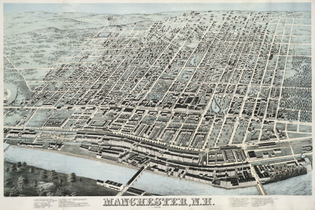 Map of Manchester, 1876