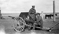 A Mk. III in service with Canadian troops during the North Russia intervention 1919.