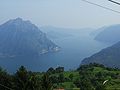 Vista del lago d'Iseo