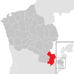 Location within Oberwart district