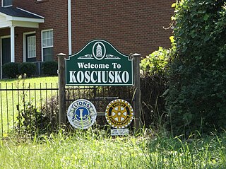 <span class="mw-page-title-main">Kosciusko, Mississippi</span> City in Mississippi, United States