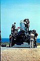 1988. Approntamento del missile Lance durante la campagna di lancio in Sardegna a Capo San Lorenzo