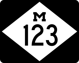 <span class="mw-page-title-main">M-123 (Michigan highway)</span> State highway in Michigan, United States