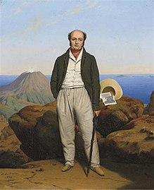 Portrait de Casimir Lecomte devant le Stromboli