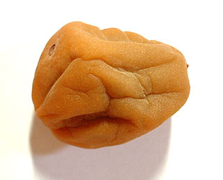 <i>Umeboshi</i> Sour, pickled Japanese fruit