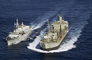 HMAS <i>Westralia</i> (O 195) Leaf-class support tanker of the Royal Fleet Auxiliary and Royal Australian Navy