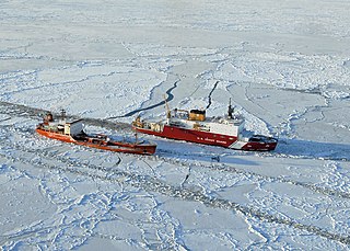 <span class="mw-page-title-main">Icebreaker</span> Ship that is able to navigate through ice-covered waters