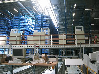 Warehouse Building for storing goods and giving services