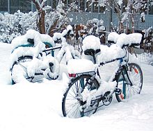 Bicycles snow Graz 2005.jpg