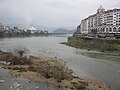 Chongyang Brook (崇阳溪), Jingshan Monastery (景山禅寺) far back.