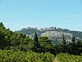 Les Dentelles de Montmirail, vues de La Roque-Alric.