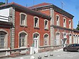 Façade côté ville de la gare.