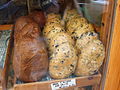 Bread in a bakery in Genova