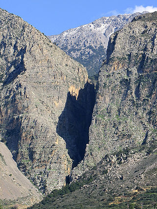 <span class="mw-page-title-main">Ha Gorge</span> Gorge in Crete, Greece