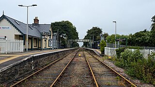 <span class="mw-page-title-main">Harlech railway station</span> Railway station in Gwynedd, Wales