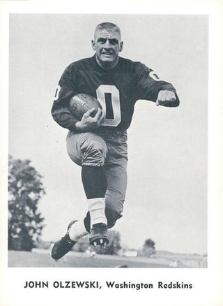 <span class="mw-page-title-main">Johnny Olszewski (American football)</span> American football player (1929–1996)