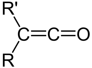 <span class="mw-page-title-main">Ketene</span> Organic compound of the form >C=C=O