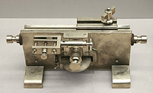 Microtome (C. Reichert, Vienna, 1905-1915) Microtome1905.JPG