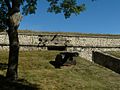 Glacis da fortaleza do Mont-Louis, Pyrénées-Orientales, na França.