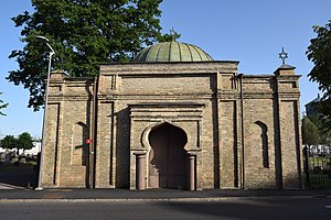 Kapellet på gamla Mosaiska begravningsplatsen vid Svingeln.