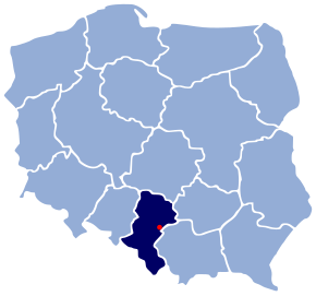 Poziția localității Sosnowiec