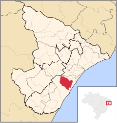 São Cristóvão – Mappa