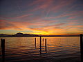 Sonnenuntergang über dem Zugersee