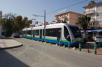 Tramwaj CAF-u w Vélez-Málaga