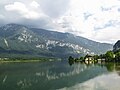 The river Traun between Au [de] and Steeg [de] (two districts of Bad Goisern)