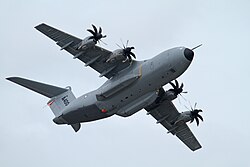 A400Mの機体底部